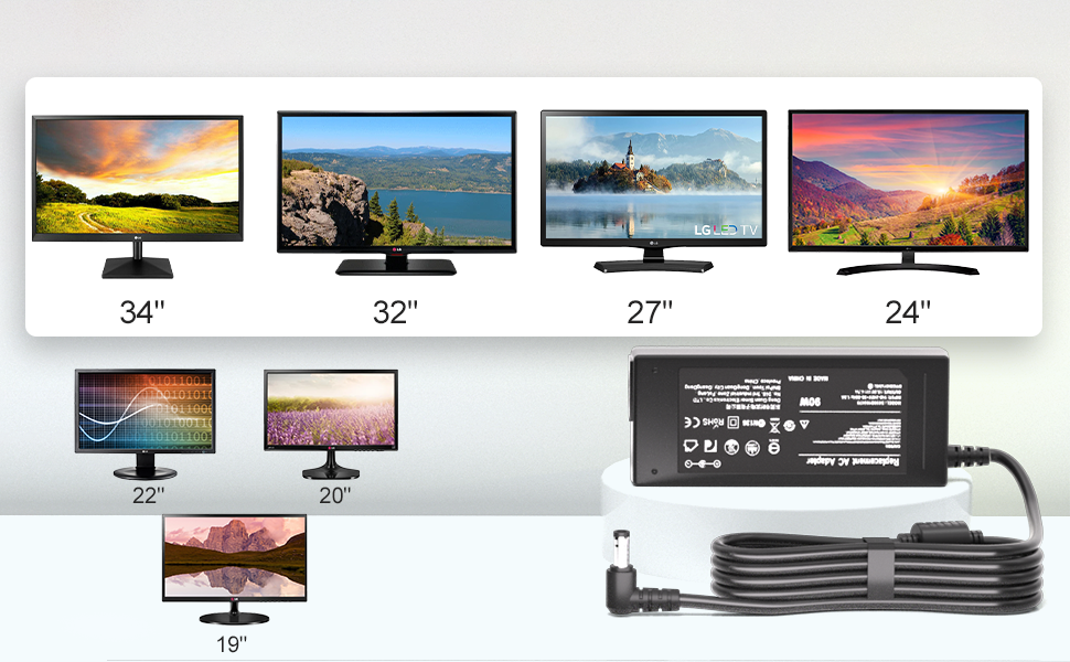 LG Monitor Power Supply 19V 34